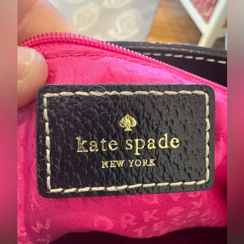 Kate Spade - Wellesley Quinn Black Satchel EUC  Classic Staple Bag/3 Compartment - Picture 7 of 9